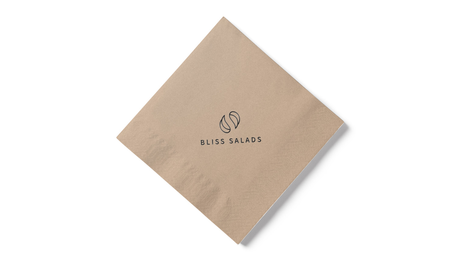 Bliss Salads Branded Napkin