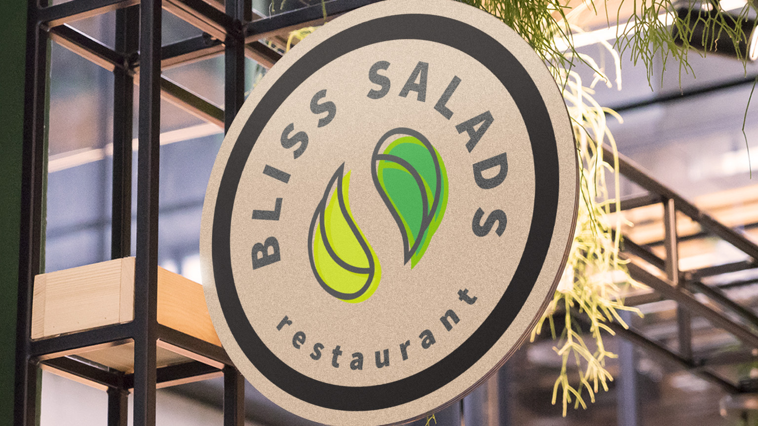 Bliss Salads Signage
