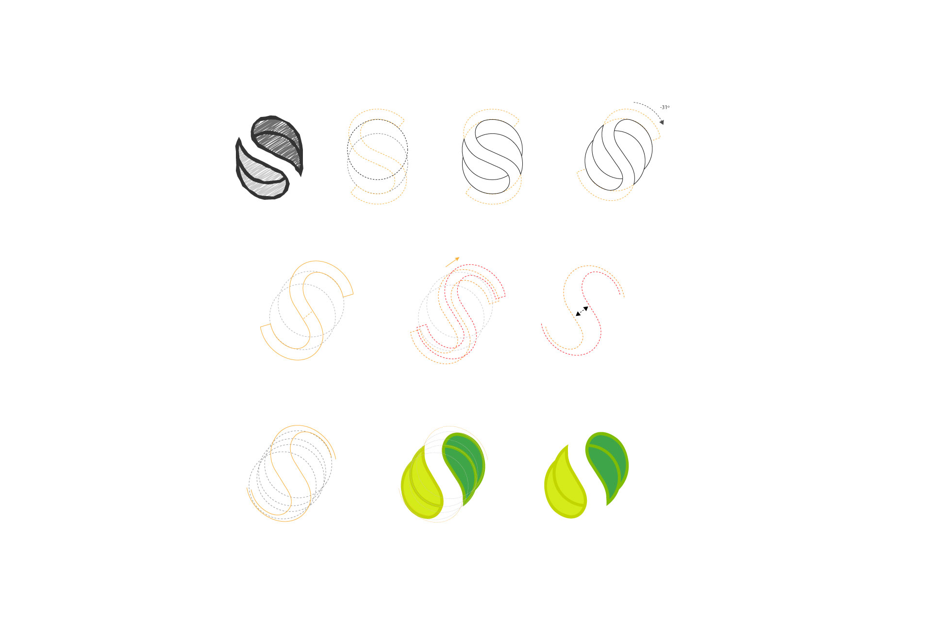 Bliss Salads Logo Development