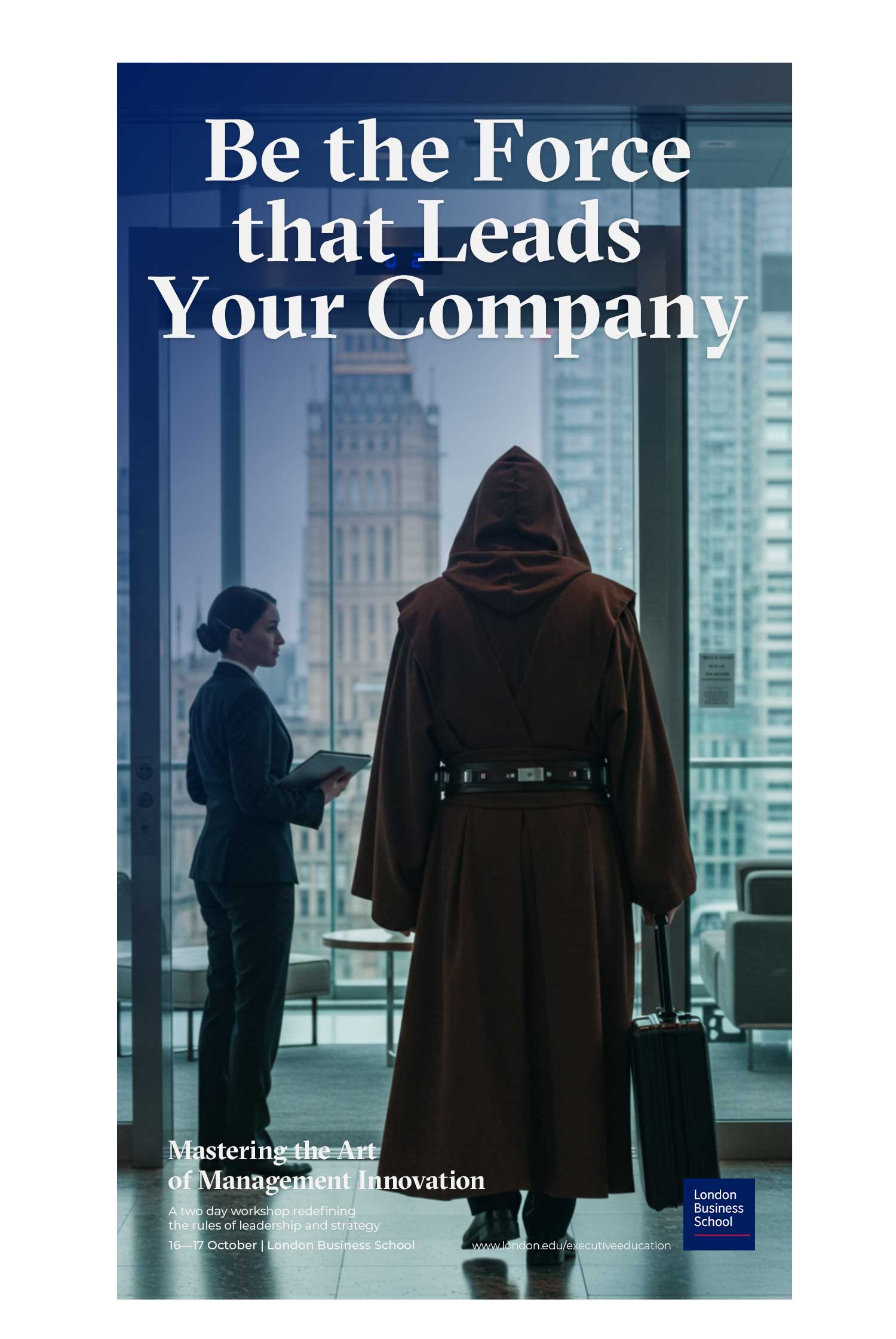 London Business School elevator scene